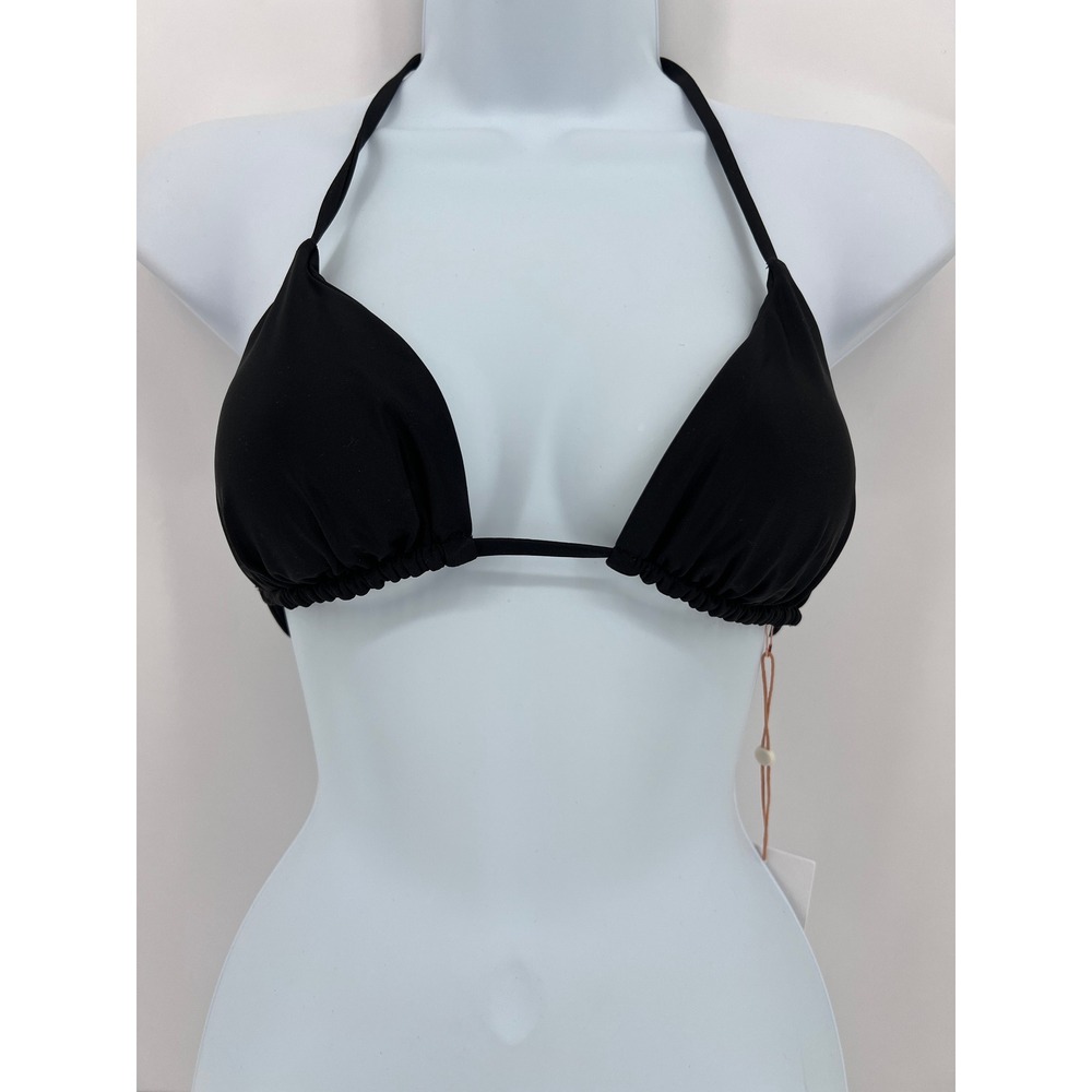 Quince Black Triangle String Bikini Top Small NWT - Picture 4 of 6